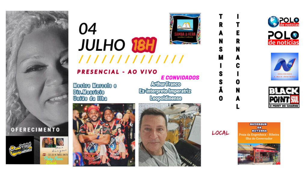 Ultima quinta presencial do Programa Samba a Vera