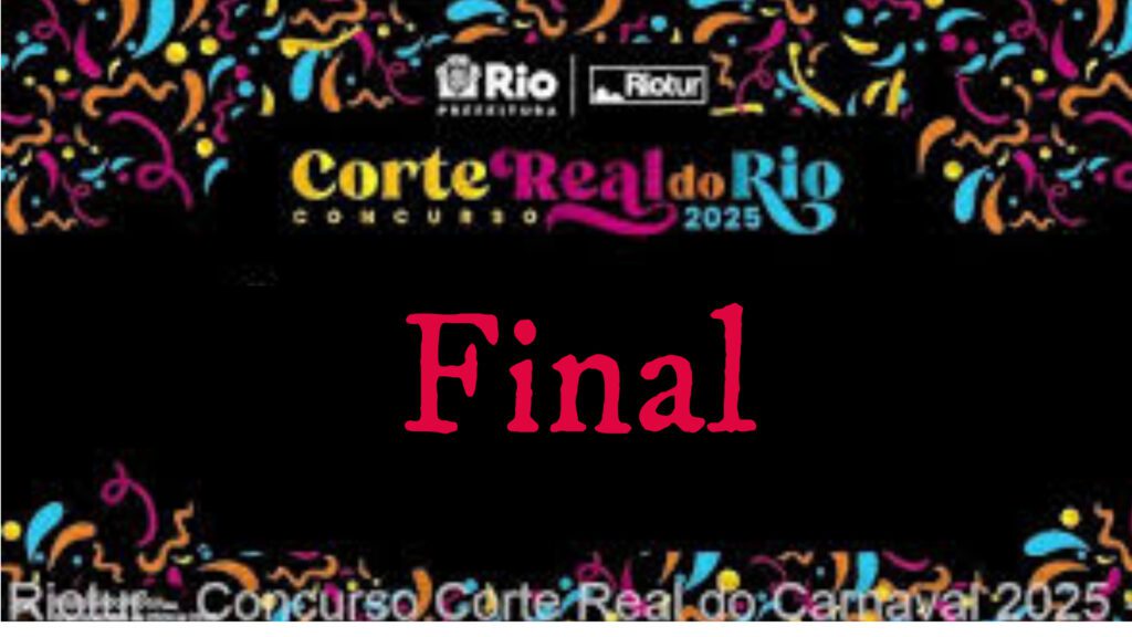 A grande final será no dia 22/11, na Cidade do Samba, com entrada gratuita