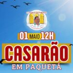 O Evento organizado pelo Casarão do Firmino, terá os Grupos Arruda, Samba do Xoxó e Como Antigamente. 